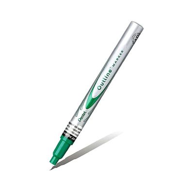 Pentel Permanentmarker Outline schwarz Marker wasserfest Schule Büro Basteln