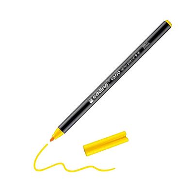 Edding 1300 Fasermaler 2mm, Filzstift Zeichnen, Schreiben, Gelb