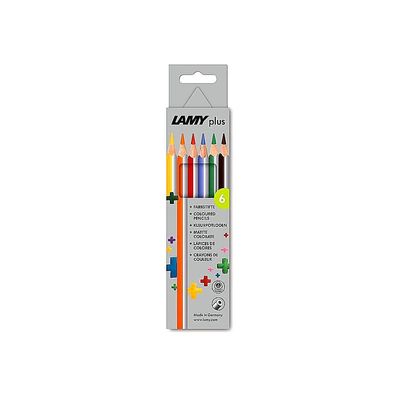 LAMY plus Farbstifte 530 6er Set leuchtende Farben Buntstifte für Kinder