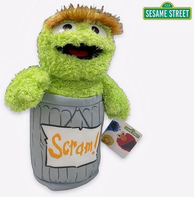 Sesamstraße Oscar Plüschfigur Kuscheltier Plüsch 28 cm Groß