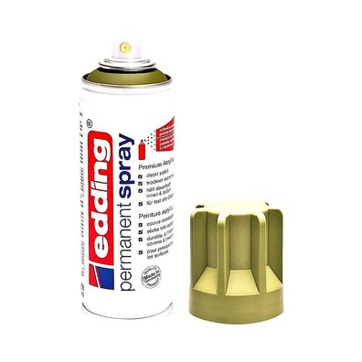 Edding 5200 Permanent Spray 200 ml, viele Oberflächen, langlebig Khaki Matt