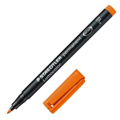 Staedtler Lumocolor Folienstift permanent CD Marker wasserfest Orange / F