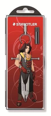 Staedtler Mars Comfort 556 Präzisions Zirkel Manga Edition Klappdeckeletui