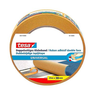 Tesa Doppelseitiges Klebeband 25m x 38mm extra stark universell
