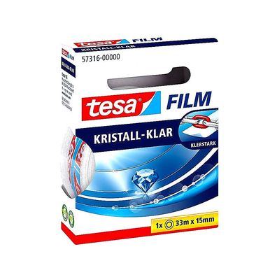 Tesa Ultra Strong PVC Klebefilm 33m x 15mm 10 Rollen für Büro Verpackung