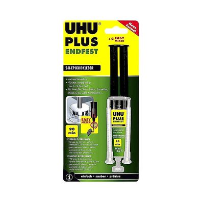 UHU 2 Komponentenkleber Plus Endfest 15g Epoxidkleber Mini Pack