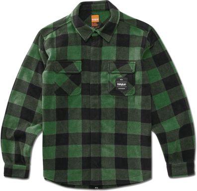 Thirtytwo Fleece Rest Stop Shirt green - Größe: S