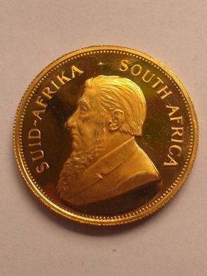 Original Krügerrand 1969 Südafrika PP- 33,93g 916,7er Gold 1 Unze Gold fein PP- RAR