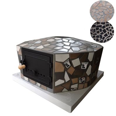 Holzbackofen Pizzaofen Brotbackofen MINI DELUXE in Mosaik