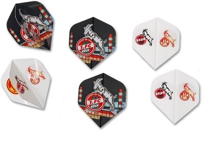 1. FC Köln Dart Flights 6er Set 4040273