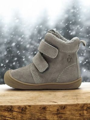 Lamino Leder Kinder Winter Boots in Grau in Größe 25