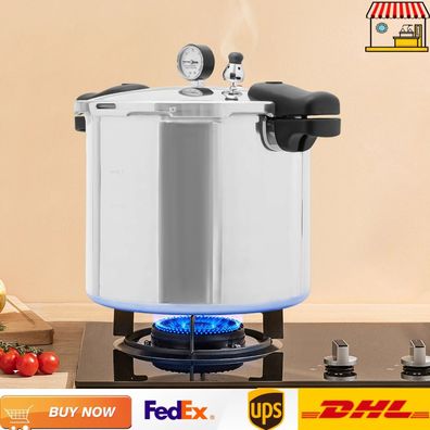 Aluminum Alloy Explosion-Proof Pressure Cooker | Modern Pressure Pot with 22L/23Qt