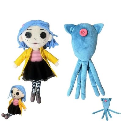 Cartoon Coraline Plüsch Spielzeug Gefüllt Puppe Zimmer Dekor Spielzeug Geschenk