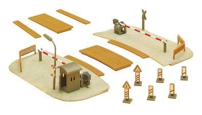 Faller Spur N 222173 Bahnübergang mehrgleisig Gebäude-Bausatz 1:160