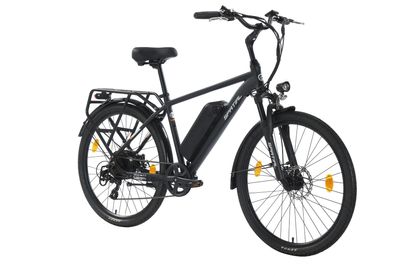 Elite 250W City E-Bikes 26 Zoll Commuter E-bike 468Wh Scheibenbremsen 7 Speed