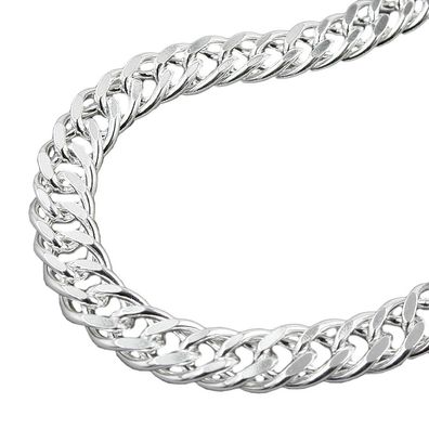 Armband 6mm Zwillingspanzerkette Silber 925