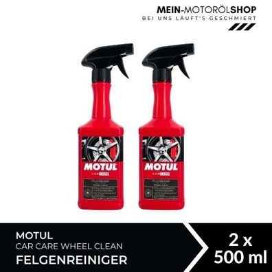 Motul Car Care Wheel Clean Felgenreiniger 2x500 ML
