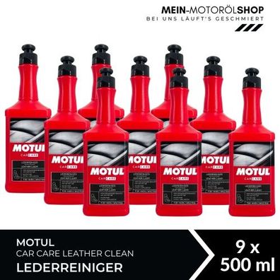 Motul Car Care Leather Clean Lederreiniger 9x500 ML