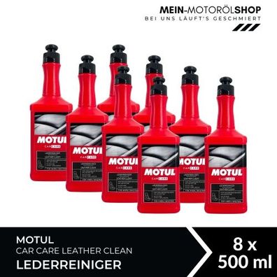 Motul Car Care Leather Clean Lederreiniger 8x500 ML