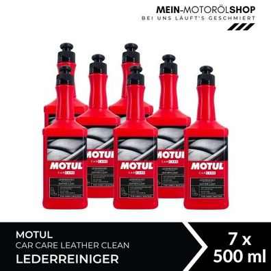 Motul Car Care Leather Clean Lederreiniger 7x500 ML