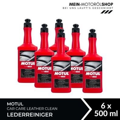 Motul Car Care Leather Clean Lederreiniger 6x500 ML