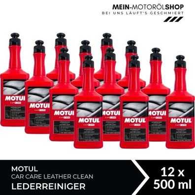 Motul Car Care Leather Clean Lederreiniger 12x500 ML