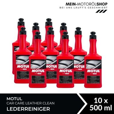 Motul Car Care Leather Clean Lederreiniger 10x500 ML