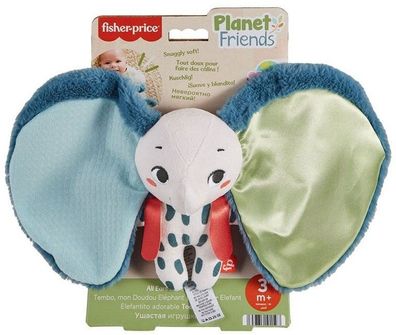 Fisher Price Planet Friends Riesenohr Elefant Kuscheltier Baby Spielzeug NEU