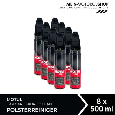 Motul Car Care Fabric Clean Polsterreiniger 8x500 ML