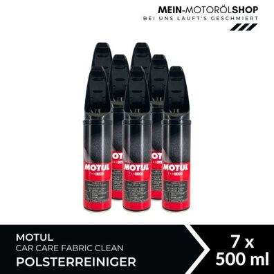 Motul Car Care Fabric Clean Polsterreiniger 7x500 ML