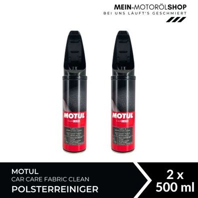 Motul Car Care Fabric Clean Polsterreiniger 2x500 ML