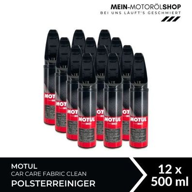 Motul Car Care Fabric Clean Polsterreiniger 12x500 ML