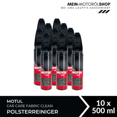 Motul Car Care Fabric Clean Polsterreiniger 10x500 ML