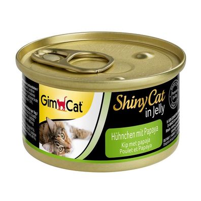 GimCat ShinyCat Hühnchen & Papaya 48 x 70g