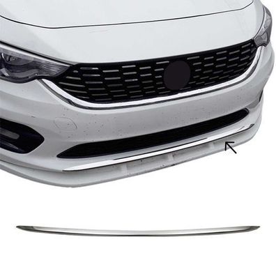 Kühlergrill Leisten Grillleisten für Fiat Tipo 2015-2024 Edelstahl Silber 1tlg