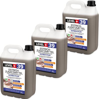 Estrichzusatzmittel Fussbodenheizung Heizestrich 15L - Zementestrich Profi L+39