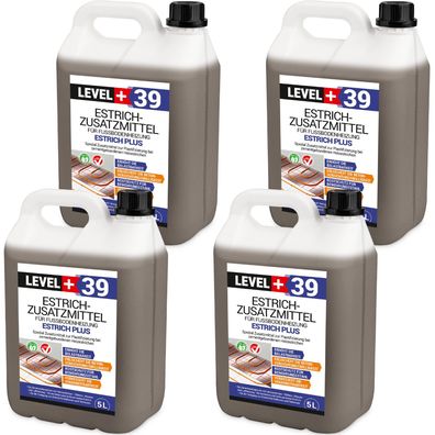 Estrichzusatzmittel Fussbodenheizung Heizestrich 20L - Zementestrich Profi L+39