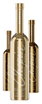 3 x Podlaska Wytwórnia Wódek POLMOS Chopin Blended Vodka Gold