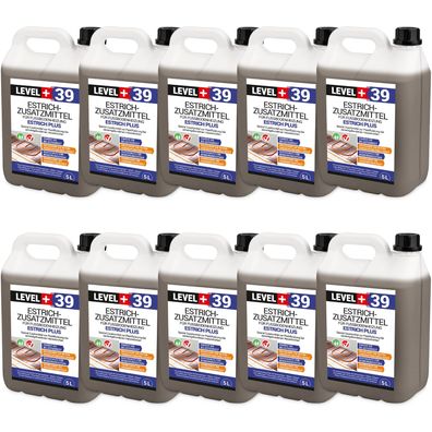 Estrichzusatzmittel Fussbodenheizung Heizestrich 50L - Zementestrich Profi L+39