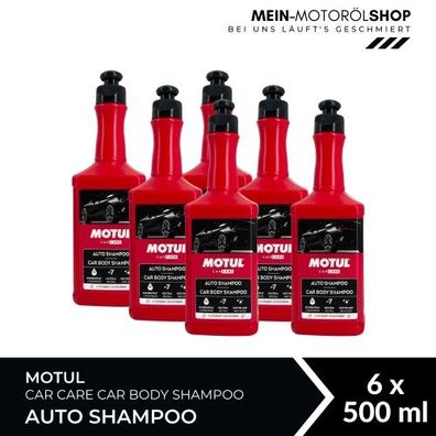 Motul Car Care Car Body Shampoo Auto Shampoo 6x500 ML
