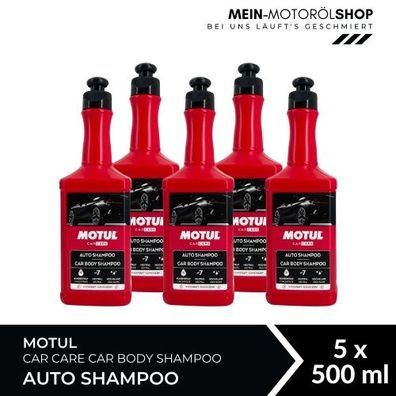 Motul Car Care Car Body Shampoo Auto Shampoo 5x500 ML