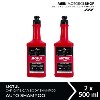 Motul Car Care Car Body Shampoo Auto Shampoo 2x500 ML