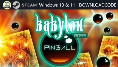 NEU PC Computer Spiel Babylon 2055 Pinball für Windows 10 11 STEAM Download Code