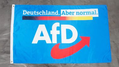 Fahne Flagge AfD - Blau - Deutschland aber normal - 90 x 150 cm