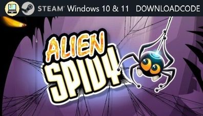 NEU PC Computer Spiel Alien Spidy für Windows 10 11 STEAM Download Code Game Key