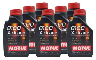 Motul 8100 X-clean+ 5W-30 7x1 Liter
