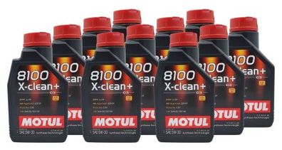 Motul 8100 X-clean+ 5W-30 11x1 Liter