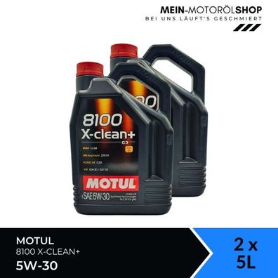 Motul 8100 X-clean+ 5W-30 2x5 Liter