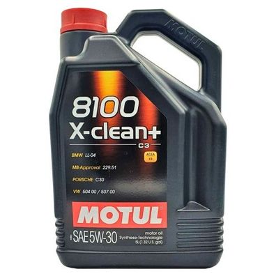 Motul 8100 X-clean+ 5W-30 5 Liter
