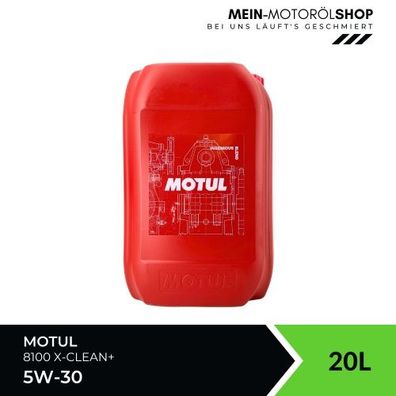 Motul 8100 X-clean+ 5W-30 20 Liter